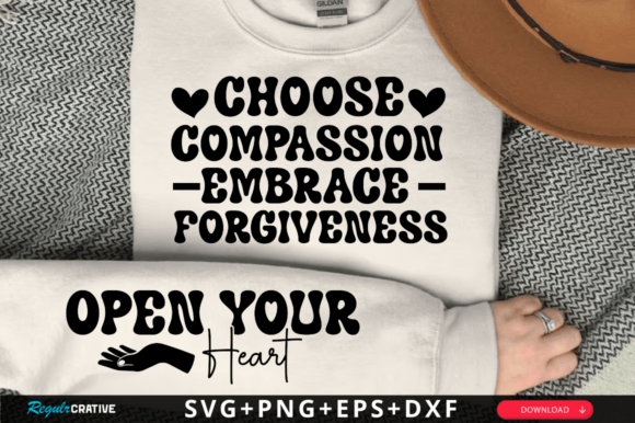 Download Choose Compassion Embrace Sleeve Svg - Svg Collection