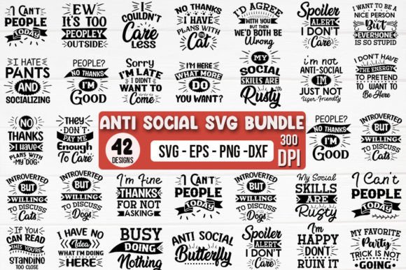 Download Anti Social SVG Bundle - Svg Collection