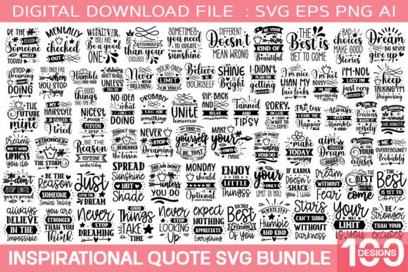 Download Inspirational Quotes Svg Bundle - Svg Collection