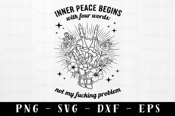 Download Inner Peace Begins SVG Sarcastic Quote - Inner peace Collection