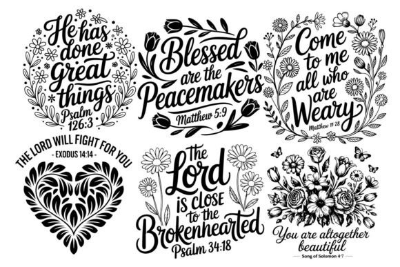 Download Inspirational Bible Verse SVG Bundle - Svg Collection