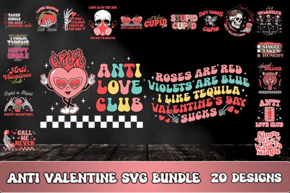 Download Anti Valentine SVG Bundle - Svg Collection