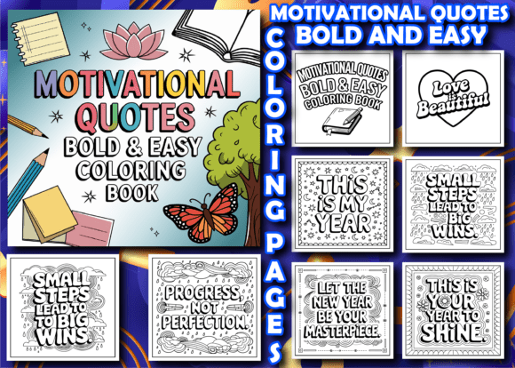 Download Motivational Quotes Coloring Book (bold) - Motivational quotes Collection