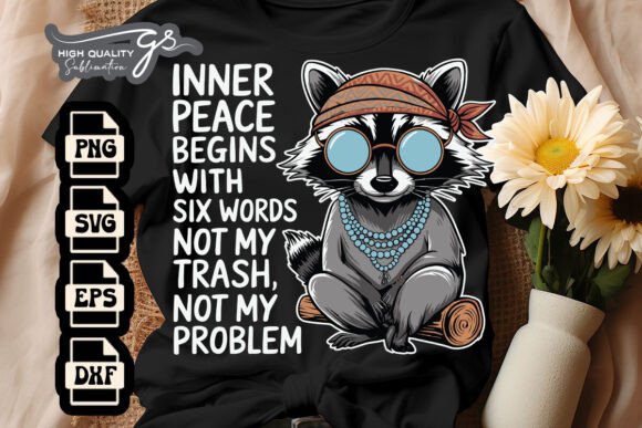 Download Inner Peace Begins with Retro Hippie SVG - Premium Resources