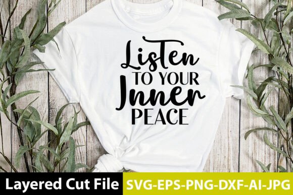 Download Listen to Your Inner Peace SVG Design - Premium Bundle