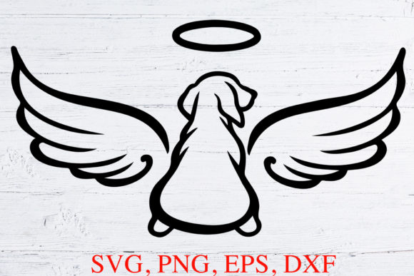 Download Angel Wings SVG Pet Dog Loss Cut File - Svg Collection