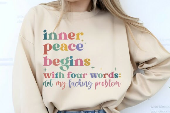 Download Inner Peace Begins with Four SVG - Inner peace Collection