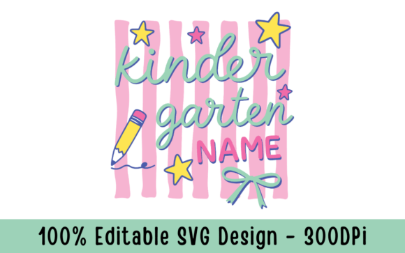 Download Personalized Girls Kindergarten SVG - Svg Collection