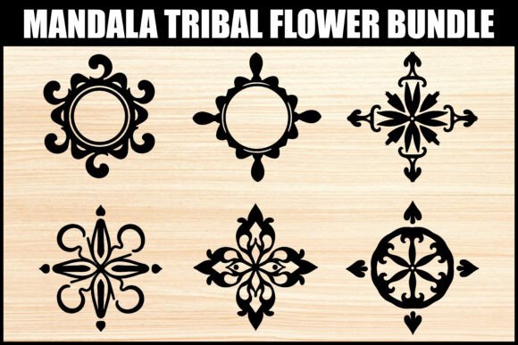 Download Elegant Tribal Mandala Flower Set - Mandala flower Collection